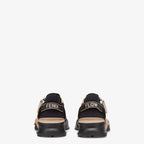 Flow Sneakers Nylon Black – flow sneakers with adjustable elastic laces and side zipper closure – LUX VERSE Luxury Designer Fashion Outlet