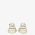Flow Sneakers White – flow sneakers with adjustable elastic laces and side zipper closure – LUX VERSE Luxury Designer Fashion Outlet