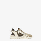 Flow Sneakers Beige – made of beige leather – LUX VERSE Luxury Designer Fashion Outlet