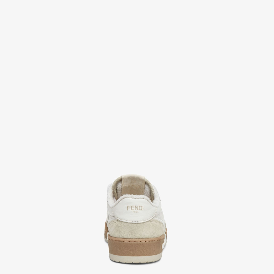 Low Top Sneaker White – made of white suede and leather – LUX VERSE Luxury Designer Fashion Outlet