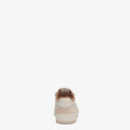 Low Top sneaker Pink – made of pink suede with white leather details Embellished with tone on tone terry – LUX VERSE Luxury Designer Fashion Outlet