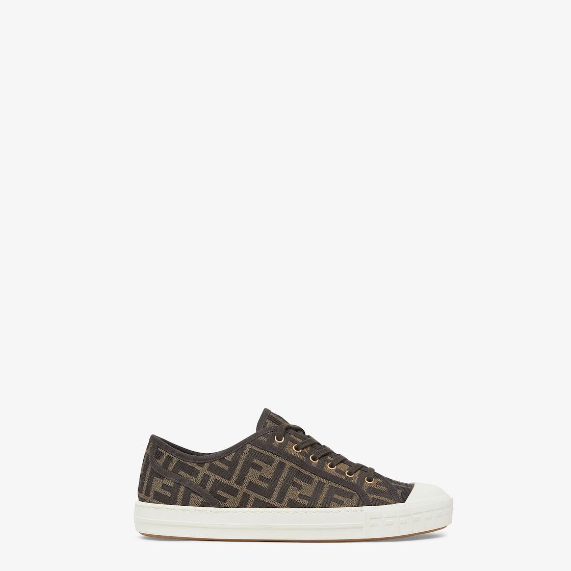 Domino Sneakers Brown – domino sneakers with rubber cupsoles – LUX VERSE Luxury Designer Fashion Outlet
