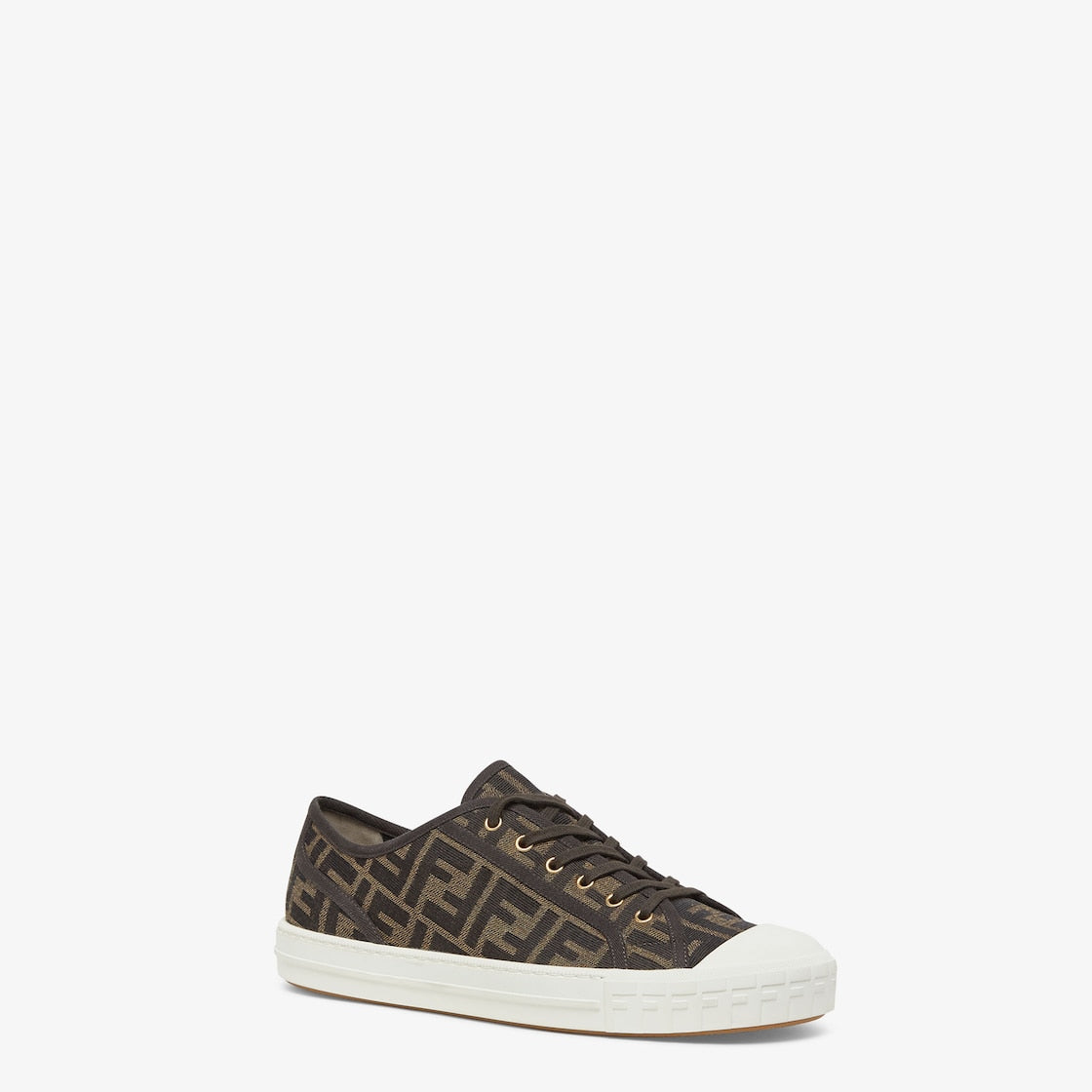 Domino Sneakers Brown – domino sneakers with rubber cupsoles – LUX VERSE Luxury Designer Fashion Outlet