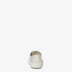 Domino Sneakers White – trimmed with tone on tone grosgrain ribbon – LUX VERSE Luxury Designer Fashion Outlet
