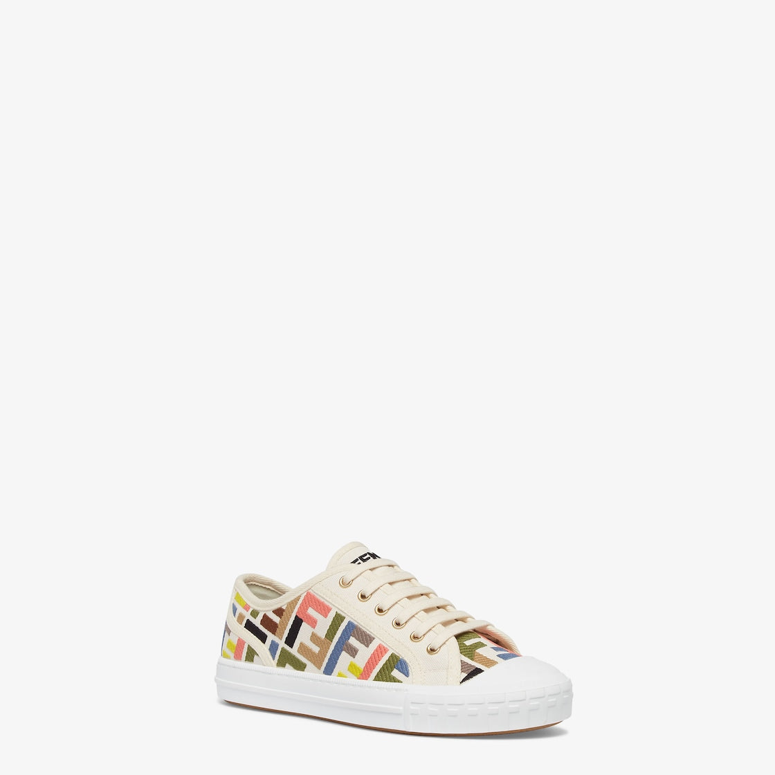 Domino Multicolor Canvas Sneakers – domino sneakers with rubber cupsoles – LUX VERSE Luxury Designer Fashion Outlet
