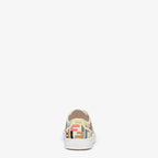 Domino Multicolor Canvas Sneakers – domino sneakers with rubber cupsoles – LUX VERSE Luxury Designer Fashion Outlet