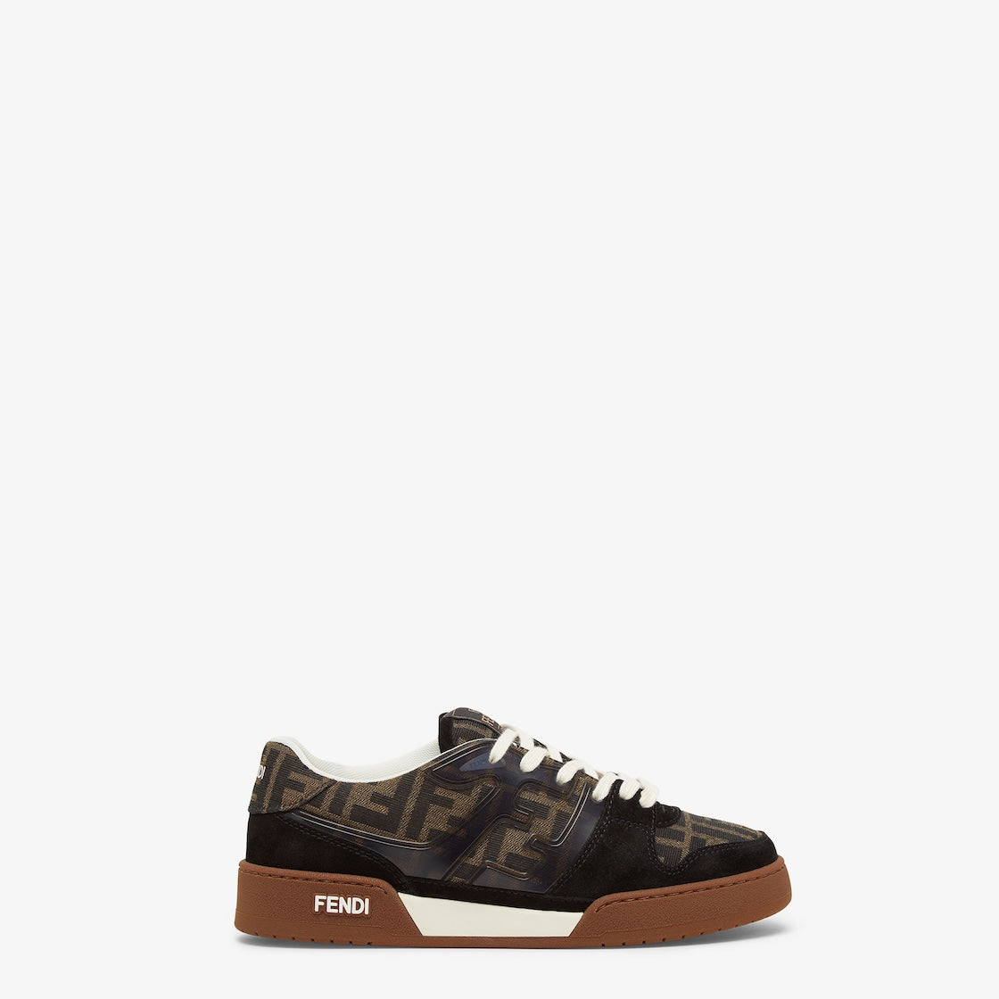 Low Top Canvas Sneaker Black – made of black suede with brown and tobacco jacquard fabric details and part of – LUX VERSE Luxury Designer Fashion Outlet