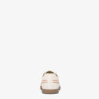 Flair Sneaker – toe covered in pink suede and micro perforations at the sides – LUX VERSE Luxury Designer Fashion Outlet