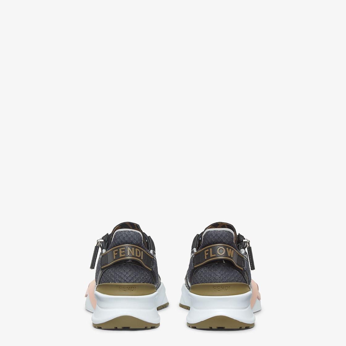 Flow Sneakers Black – flow sneakers with adjustable elastic laces and side zipper closure – LUX VERSE Luxury Designer Fashion Outlet