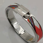 H Lock Multicolor Bracelet 12mm – LUX VERSE Luxury Designer Fashion Outlet