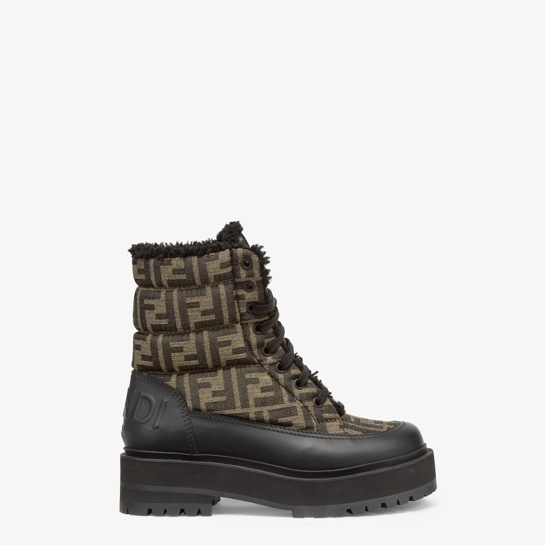 Signature Biker Boots – combat boots with quilted jacquard fabric inserts – LUX VERSE Luxury Designer Fashion Outlet
