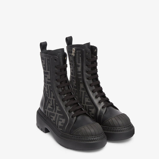 Domino Black Leather