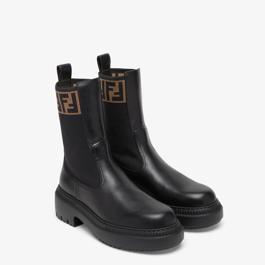 Domino Biker Boots – lug sole in rubber – LUX VERSE Luxury Designer Fashion Outlet