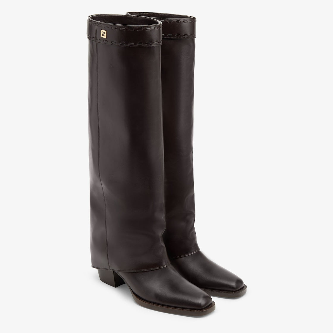 Square Toe Boots Burgundy Leather – the leg partially covers the heel creating a trompe effect and soft creases on – LUX VERSE Luxury Designer Fashion Outlet
