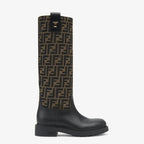 Round Toe Filo Boots – tubular leg boots with round toe – LUX VERSE Luxury Designer Fashion Outlet