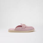 Suede mules – a modern silhouette for these mules made of soft suede with a leather lining – LUX VERSE Luxury Designer Fashion Outlet