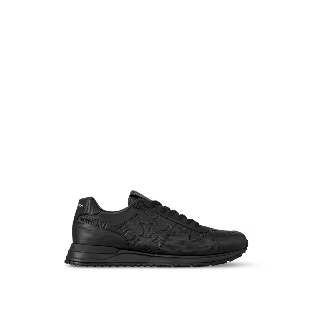 Run Away Leather Sneaker – this model features an Initials logo on the tongue and signature on the back – LUX VERSE Luxury Designer Fashion Outlet