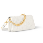 Pochette Coussin Soft Lambskin – it has an adjustable, removable shoulder strap, as well as the signature chunky – LUX VERSE Luxury Designer Fashion Outlet