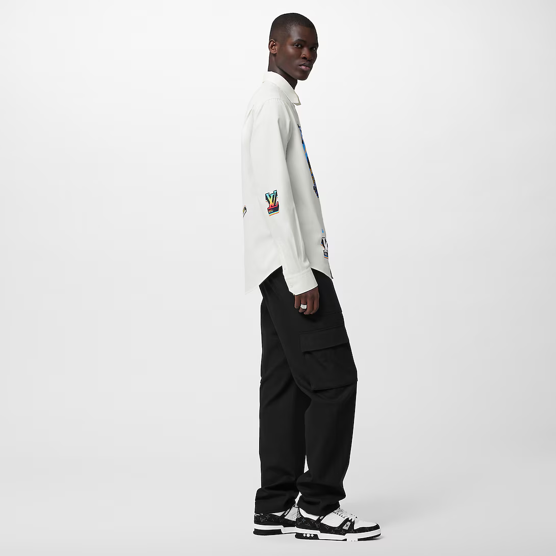 Trainer Denim Sneaker – the contrasting colors and materials highlight the elaborate construction of this – LUX VERSE Luxury Designer Fashion Outlet