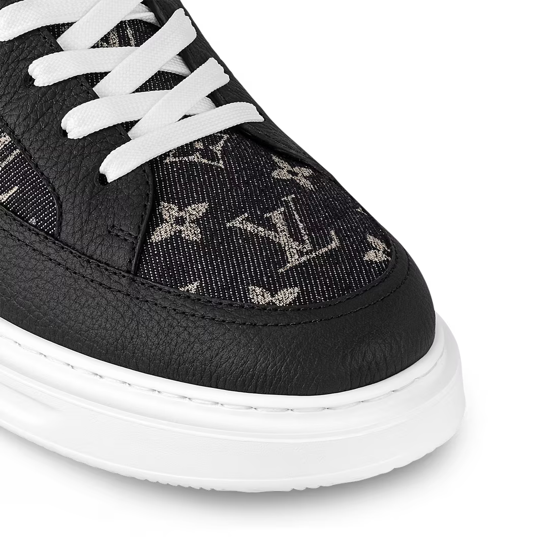 Beverly Hills Denim Sneaker – this casual-chic style is distinguished by its chunky, yet extremely lightweight, – LUX VERSE Luxury Designer Fashion Outlet