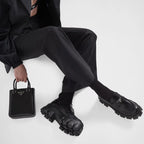 Brushed leather Monolith loafers – this shoe, which takes its name from the chunky rubber sole, is an expression – LUX VERSE Luxury Designer Fashion Outlet