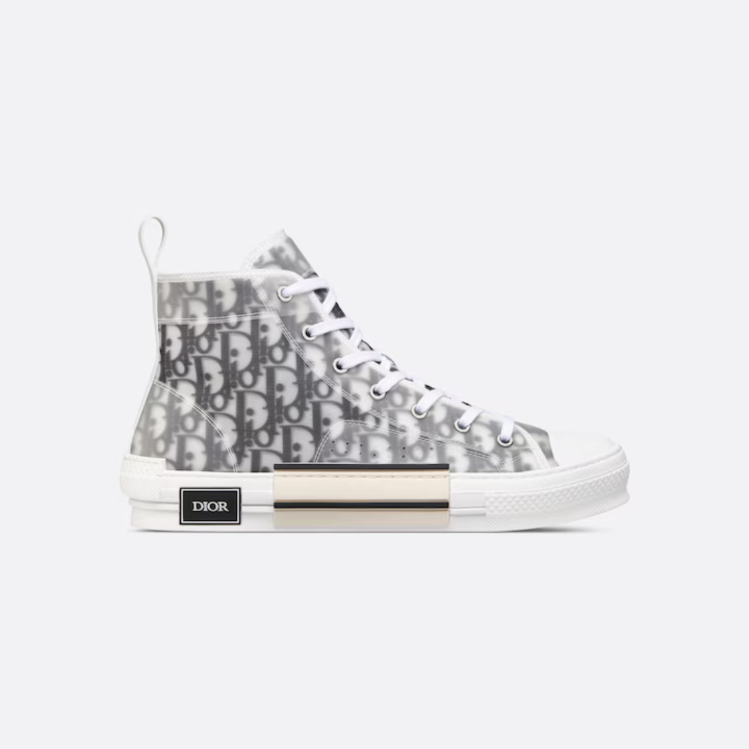 B23 High-Top Sneaker Signature Touch – essential details, such as eyelets and a lace-up front, a white rubber sole, – LUX VERSE Luxury Designer Fashion Outlet