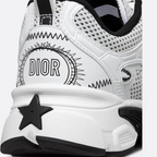 Chrono Sneaker Leather – pairing mesh with white and black leather-effect panels, it is accented by hallmark – LUX VERSE Luxury Designer Fashion Outlet