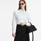Neo Alma BB Black – the lining in a contrasting color and classic details such as – LUX VERSE Luxury Designer Fashion Outlet
