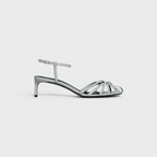 TRIOMPHE LEATHER SANDAL in LAMBSKIN – lEATHER STRAPSTOE WITH CAGE EFFECTENGRAVED ADJUSTABLE BUCKLELEATHER INSOLELEATHER – LUX VERSE Luxury Designer Fashion Outlet