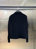 Marineblau Nylonstrickärmel Gesteppt - Herren