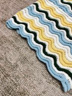 Pastel Chevron Knit Shorts - Men's