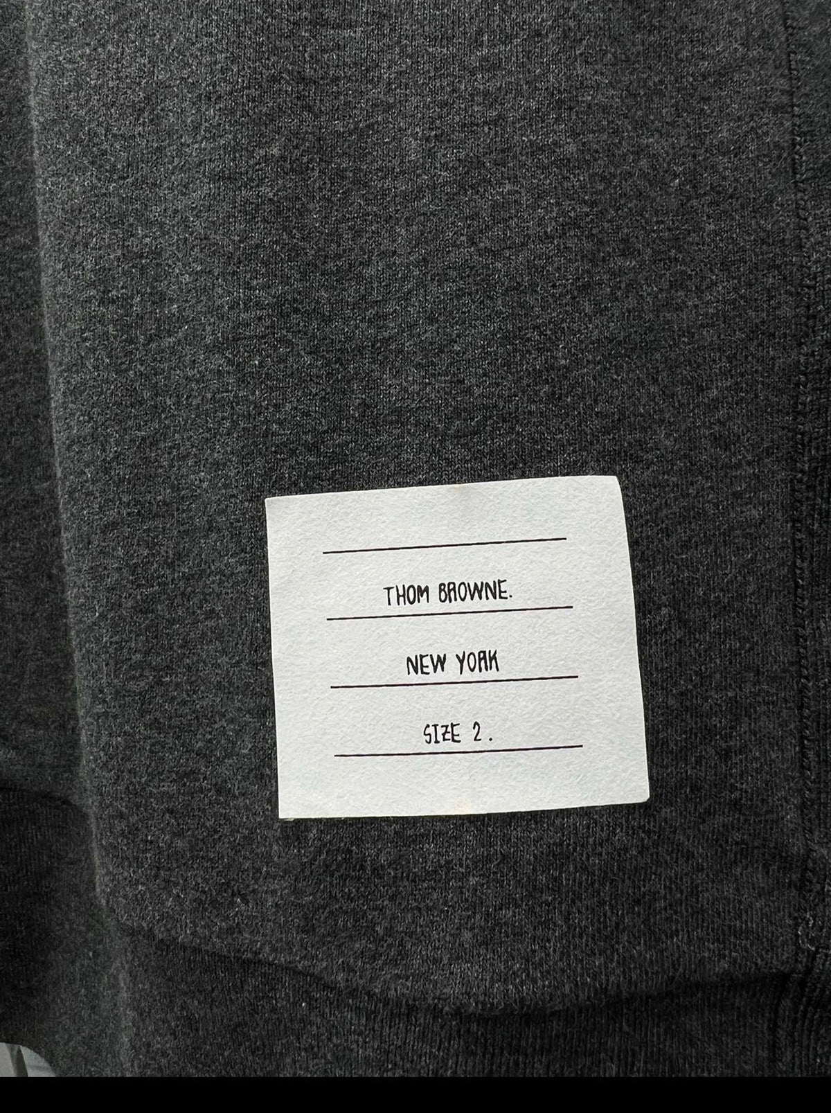 4-Bar Crewneck Navy Loopback - Men's