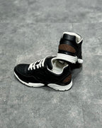 White Mesh Colourblock Chunky - Women's