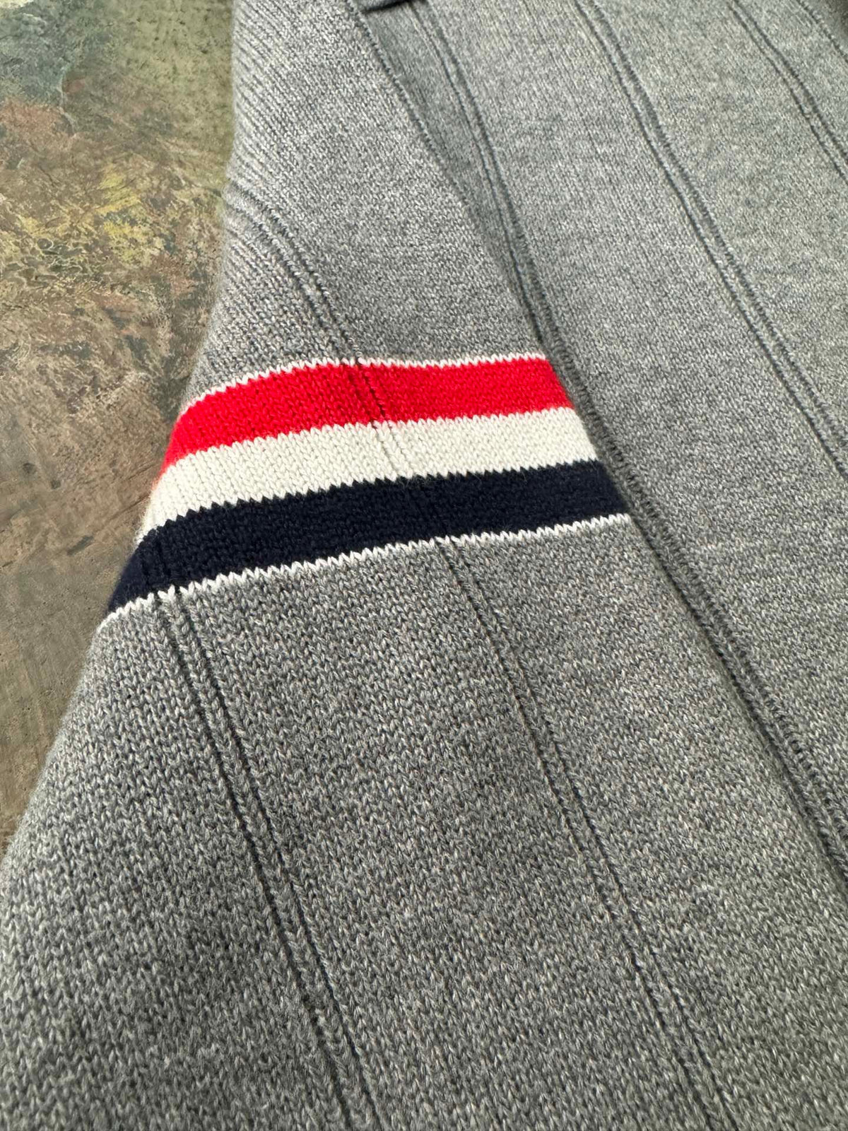 Shawl Collar Cardigan Grey - Men's