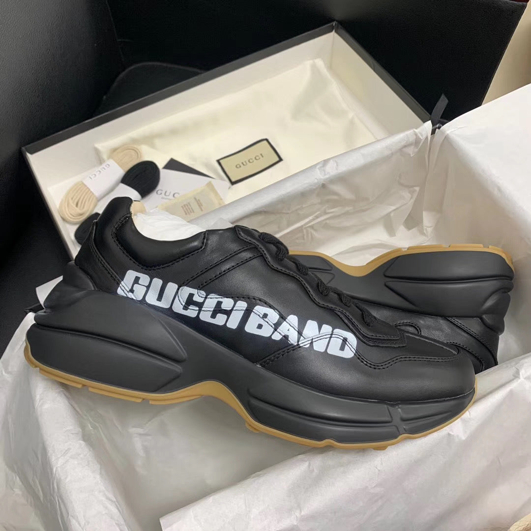 Rhyton Band Schwarze Sneaker