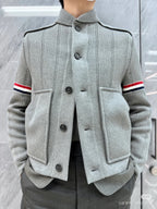 Shawl Collar Cardigan Grey - Men's