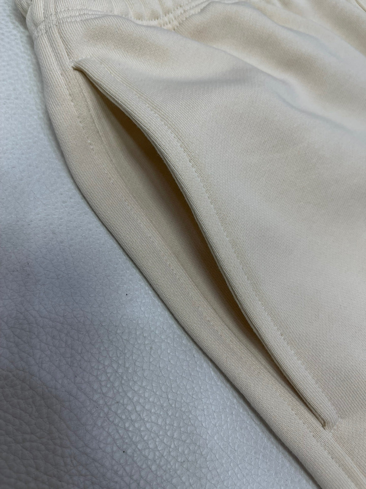 Navyfarbene Baumwollhose mit Kordelzug – Herren