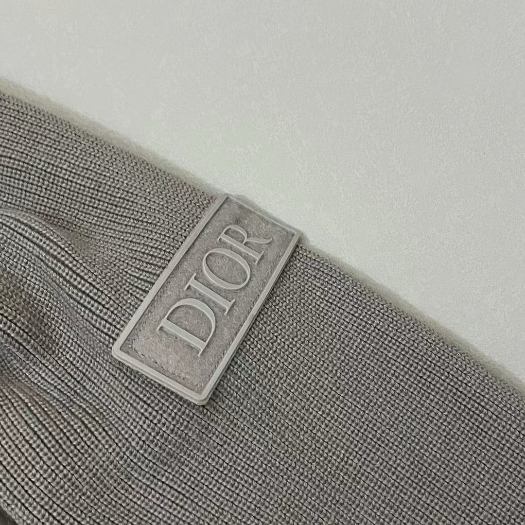 Marineblau Nylonstrickärmel Gesteppt - Herren