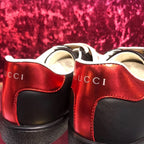 Ace Black Stripe Sneakers - Men's