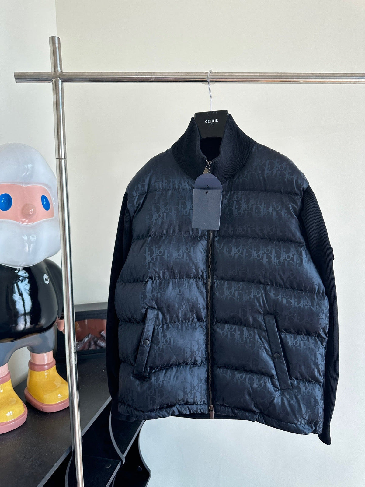 Blue Puffer Jacket - Men's