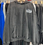Washed Hoodie mit aufgesticktem Logo – Herren