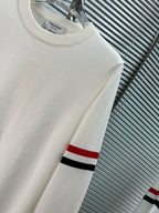 RWB Rundhalspullover Creme - Herren