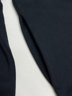 Black Cotton Logo Pullover - Men's