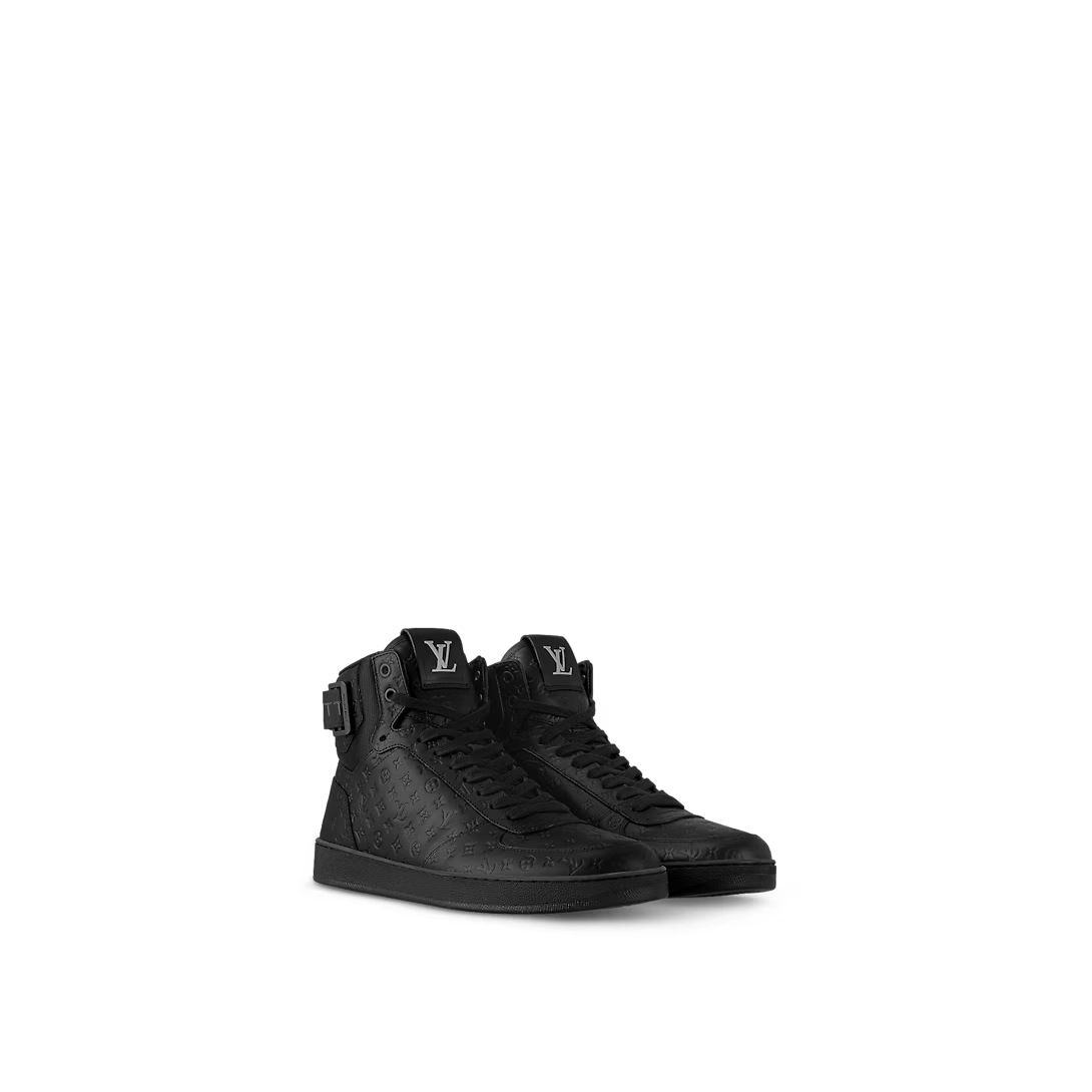 Rivoli Sneaker Boot – the Rivoli sneaker boot is revisited this season in soft calf leather embossed – LUX VERSE Luxury Designer Fashion Outlet