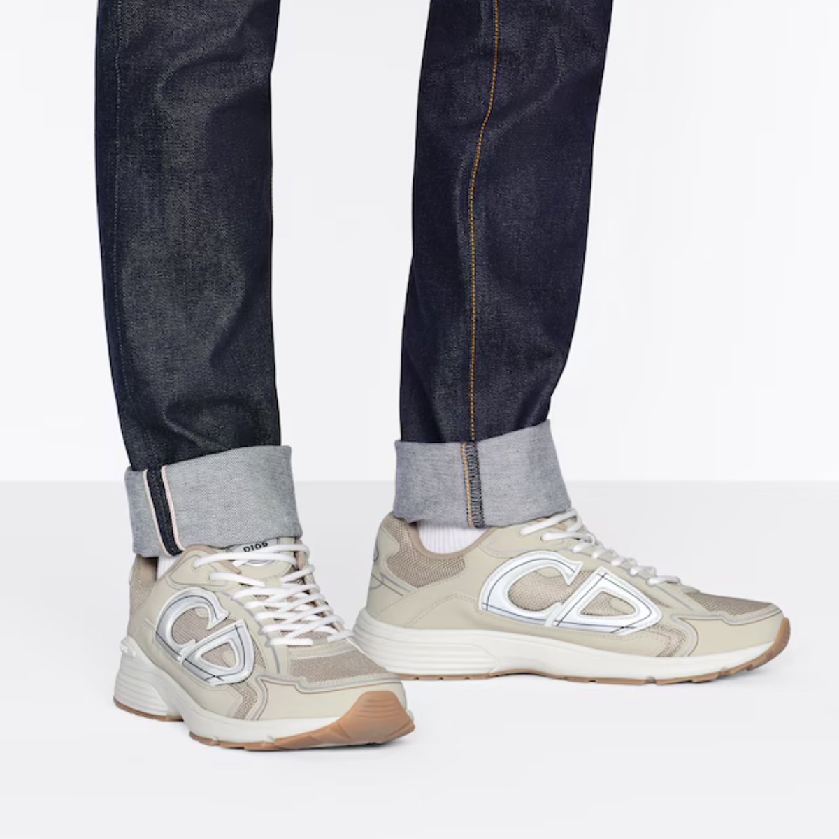 Dior B30 Sneaker Modern Sporty – the B30 and CD30 signatures on the tongue and the back of the sneaker – LUX VERSE Luxury Designer Fashion Outlet