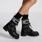 D-Major Ankle Boot – crafted in black calfskin – LUX VERSE Luxury Designer Fashion Outlet