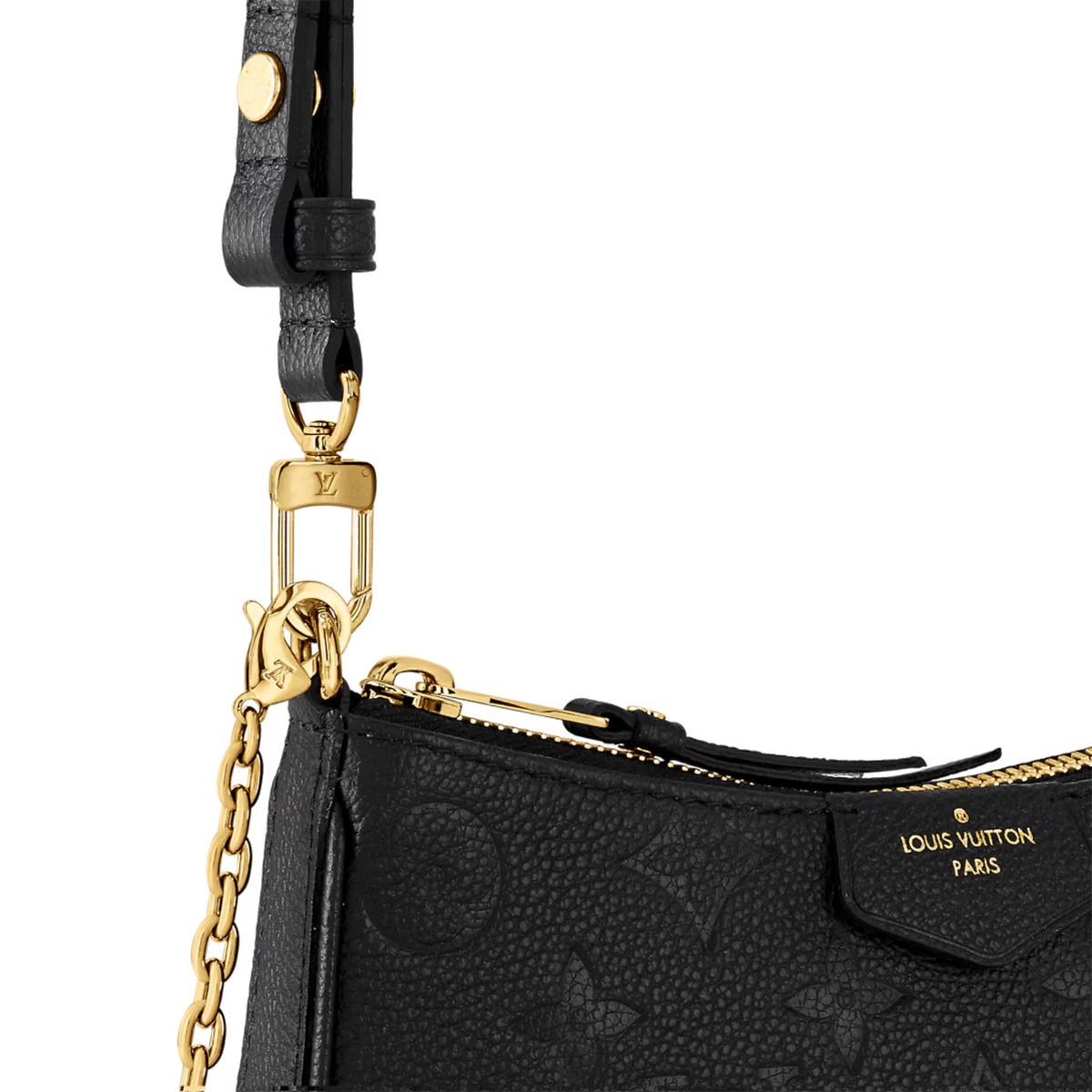 Easy Pouch On Strap – it can be worn on the shoulder, with the chain or the strap for a short carry, or – LUX VERSE Luxury Designer Fashion Outlet