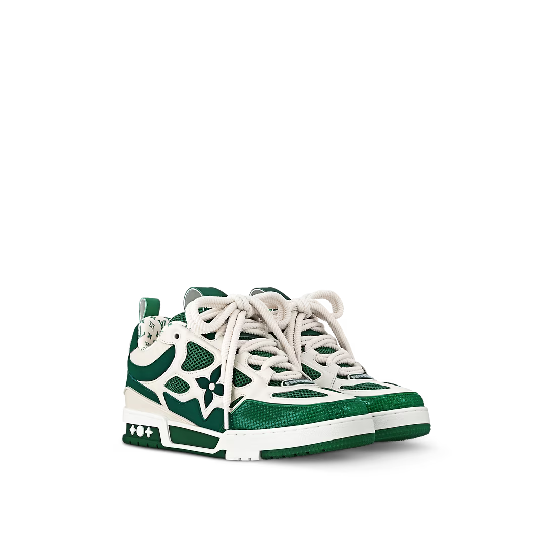 Skate Rubber Sneaker – the Skate sneaker is revisited this season in a mix of materials, including – LUX VERSE Luxury Designer Fashion Outlet