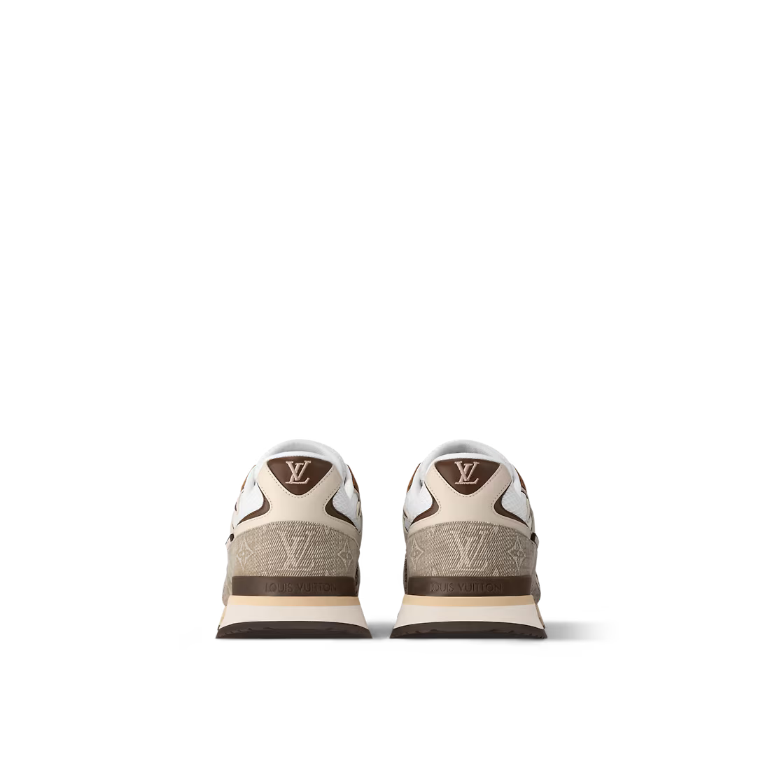 Run Away Denim Sneaker – this model was inspired by running shoes and features a distinctive outsole – LUX VERSE Luxury Designer Fashion Outlet