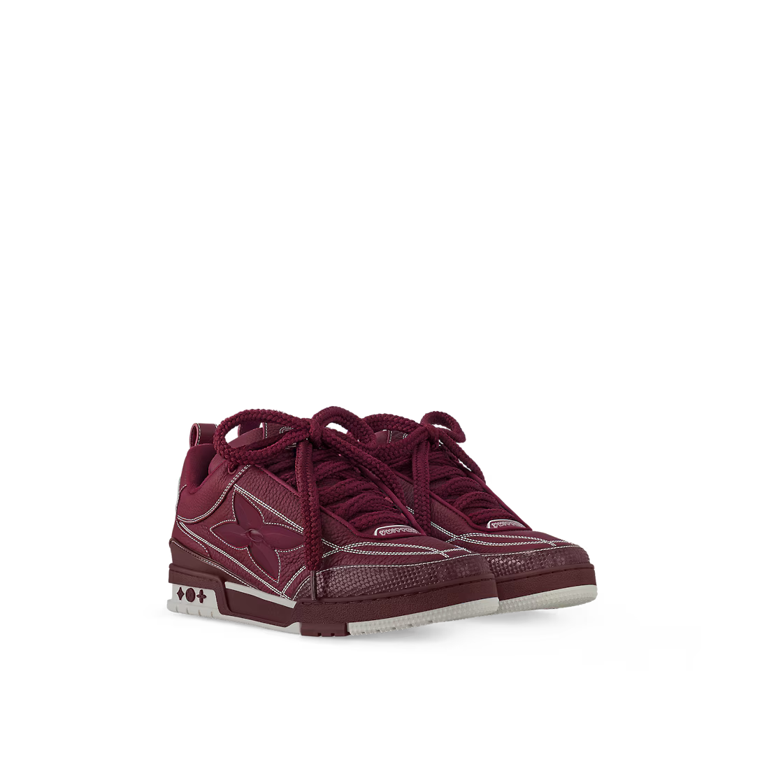 Skate Sneaker Calf Leather – inspired by Nineties'skate shoes, this design is characterized by its padded collar – LUX VERSE Luxury Designer Fashion Outlet